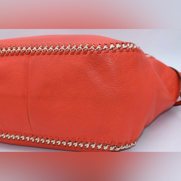 Coach Tatum Orange Leather Whiplash Tote Handbag Bag Purse F34398 Rare - Picture 13 of 15